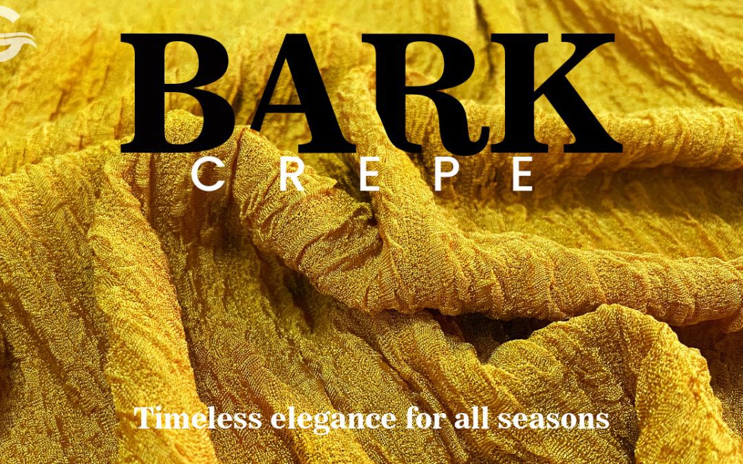 Bark Crepe Fabric: Timeless elegance for all seasons