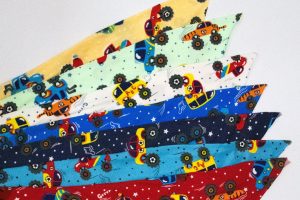 Cotton Spandex Printed Toy Car
