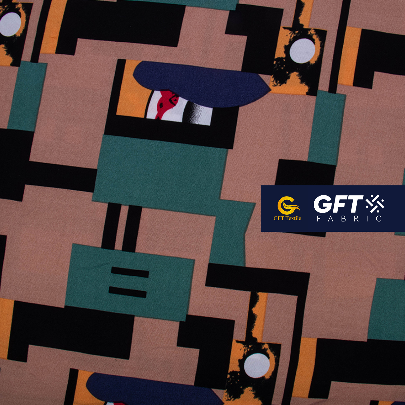 Challis Rayon Senefa Geo Abstract Pattern -Print - Image 7