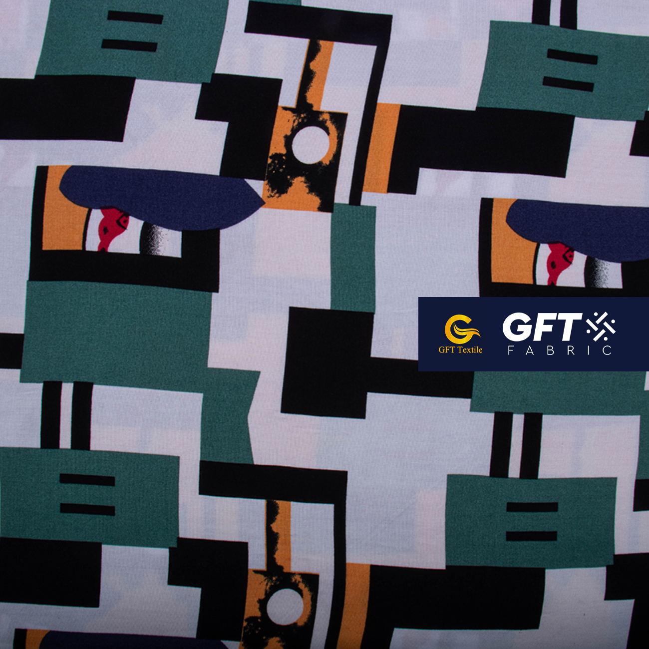 Challis Rayon Senefa Geo Abstract Pattern -Print - Image 6