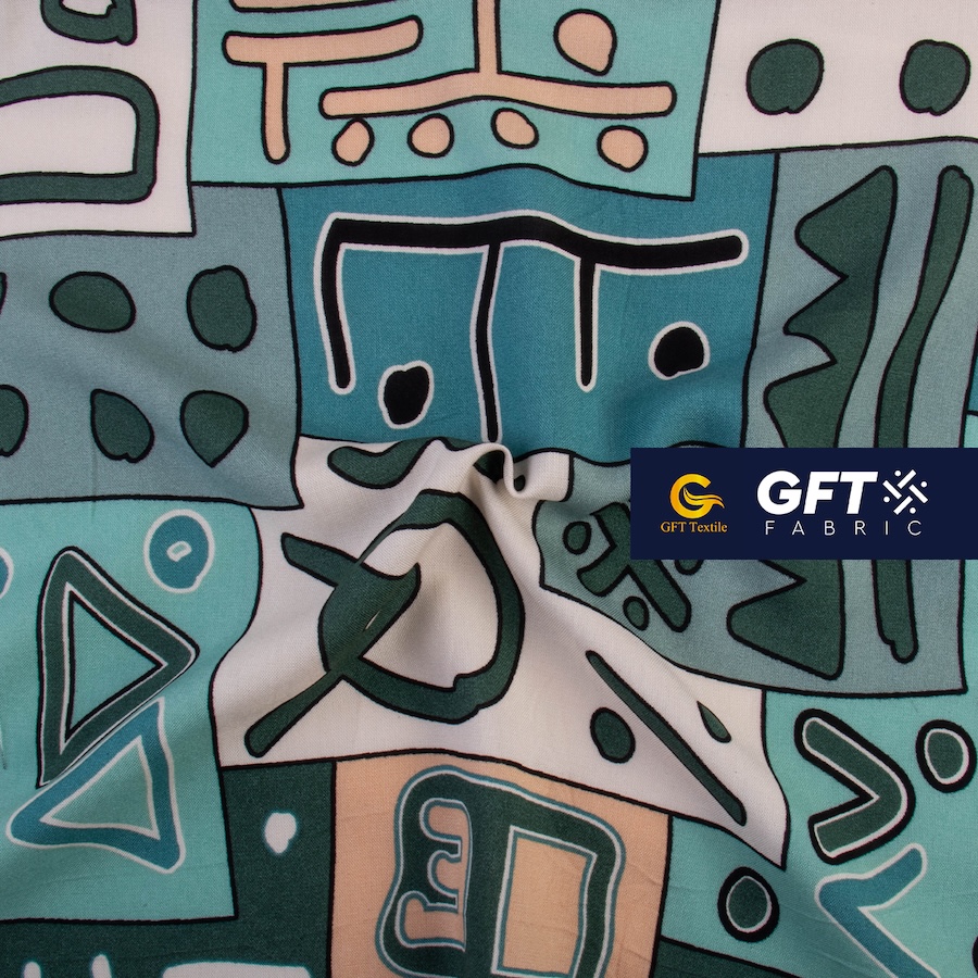 Challis Rayon Senefa Geo Ethnic Pattern -Print - Image 8