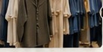 Ready-to-wear clothing on racks